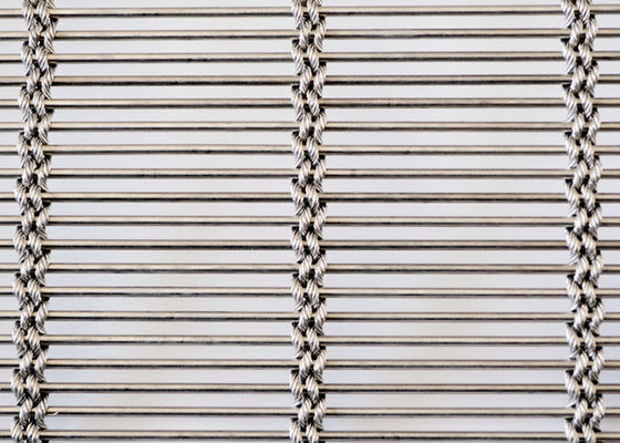 Metal decorativo tejido llano Mesh Sheets de Mesh Lightweight SS430 del alambre ISO9001