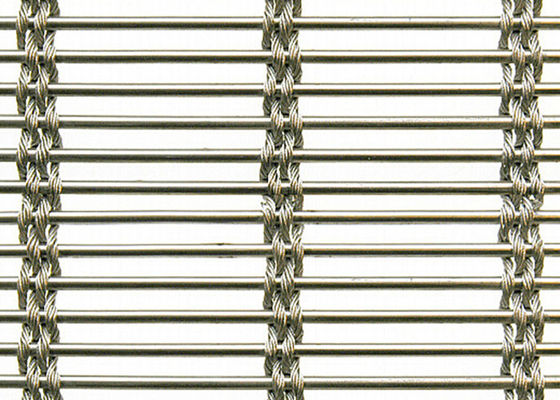 SHUOLONG Mesh Cladding Panels Anti Collision tejido de acero inoxidable interior