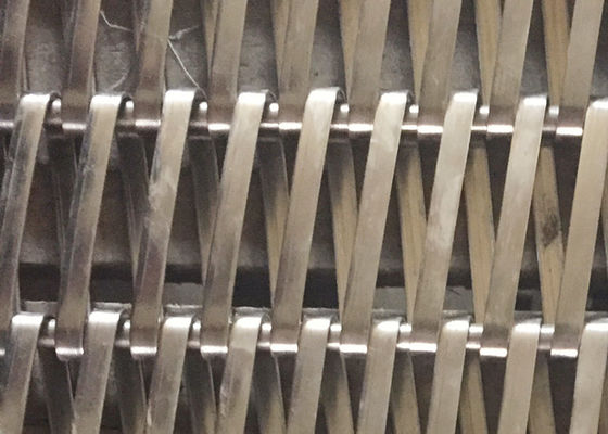 los 20ft complicaron el alambre espiral de acero inoxidable Mesh For Solar Shading