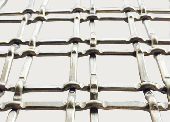 4"” alambre de cobre amarillo prensado el 13ft Mesh Decorative Fence ISO9000 del doble ×4