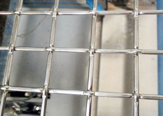 resistencia de abrasión XY 2530 de Mesh Manufacturers del alambre de la encrespadura de la cerradura de 5.5m m los 26ft