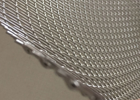 alambre prensado de acero inoxidable 304 Mesh Woven Architectural Mesh Facade de 3.3m m