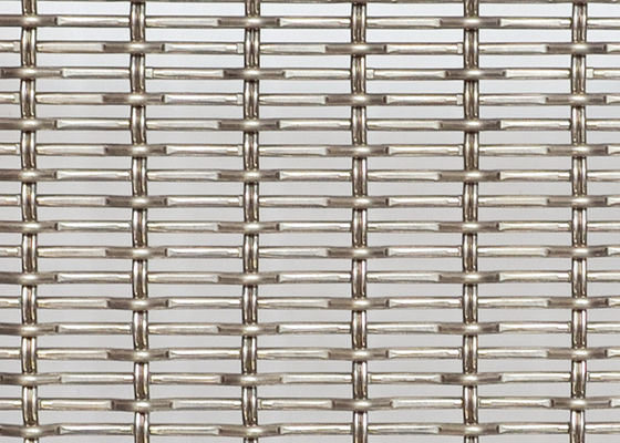 OEM tejido de acero inoxidable rígido de Mesh Stairs Railing del alambre de la encrespadura de la cerradura