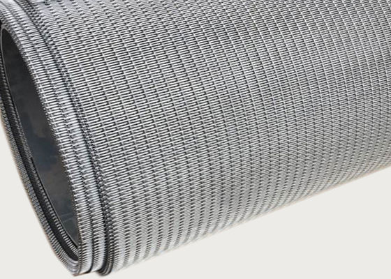 OEM tejido de acero inoxidable rígido de Mesh Stairs Railing del alambre de la encrespadura de la cerradura