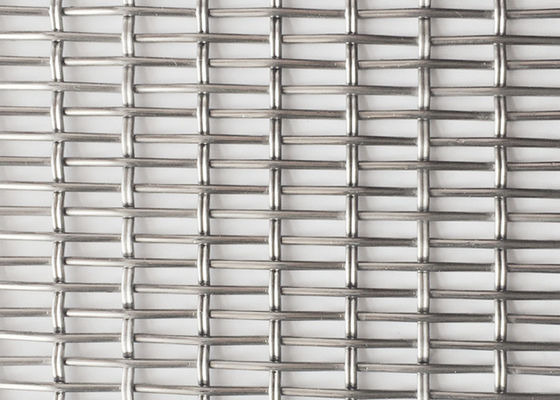 alambre Mesh Cupboard Decorative Partitions Facade de la encrespadura de la cerradura de 4.2m m que hace punto