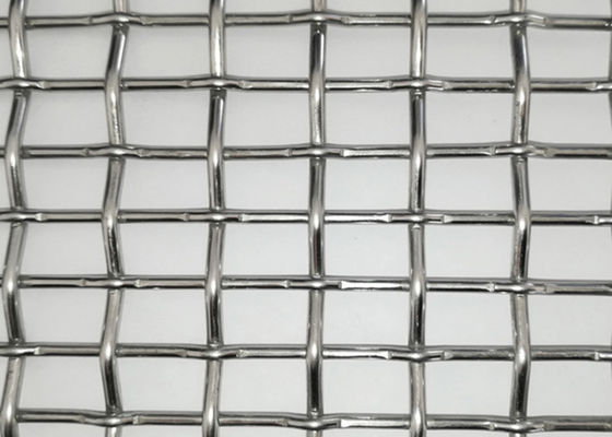 Alambre superior plano Mesh Door Panels Heat Resistance de la encrespadura de la cerradura de la armadura de SHUOLONG