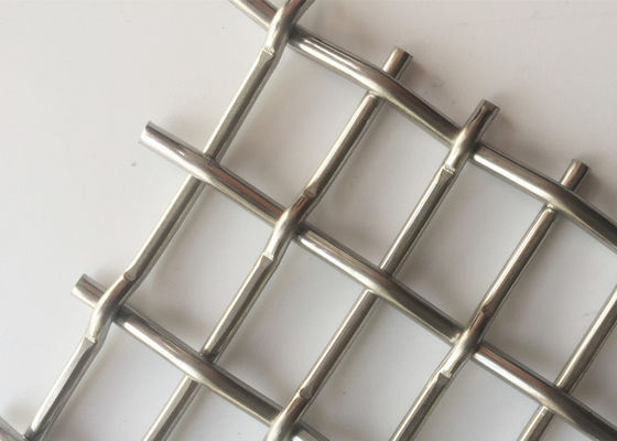 Alambre superior plano Mesh Door Panels Heat Resistance de la encrespadura de la cerradura de la armadura de SHUOLONG