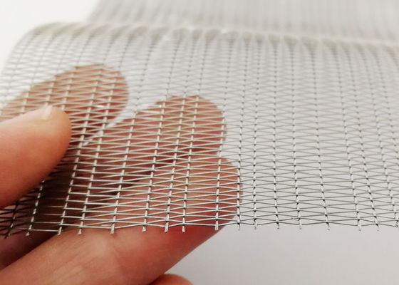 Capa intermediaria suave decorativa de Mesh Laminated Glass With Fabric del metal antioxidante