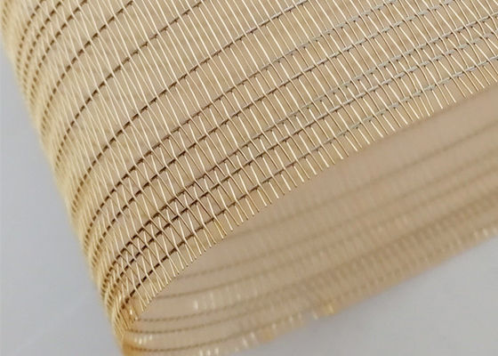 Capa intermediaria suave decorativa de Mesh Laminated Glass With Fabric del metal antioxidante