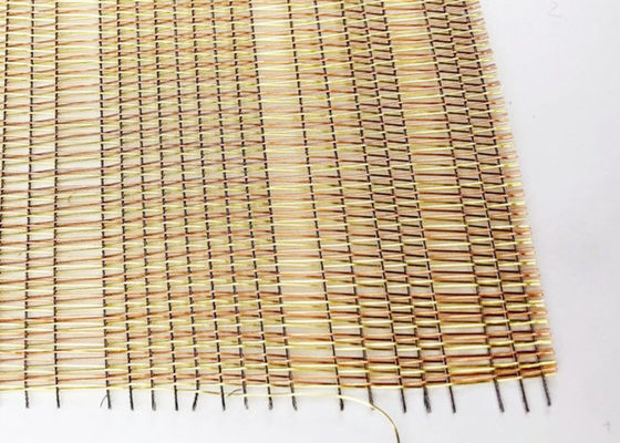 Alambre tejido de acero inoxidable Mesh Laminated Glass With Metal Mesh Interlayer