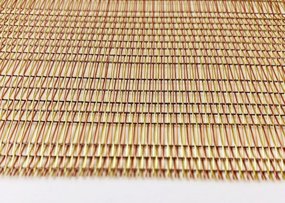 Alambre tejido de acero inoxidable Mesh Laminated Glass With Metal Mesh Interlayer