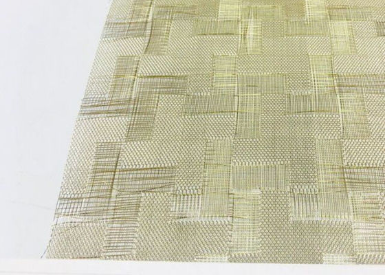 el vidrio tejido tela cruzada del 120m laminó el alambre Mesh Architectural Facade Cladding