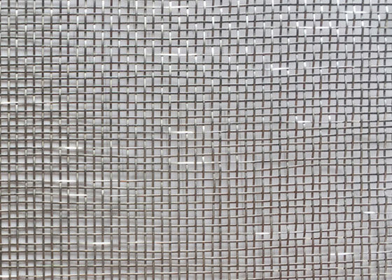 Alambre laminado de cristal arquitectónico ultra fino Mesh Brass Woven 0.5m m
