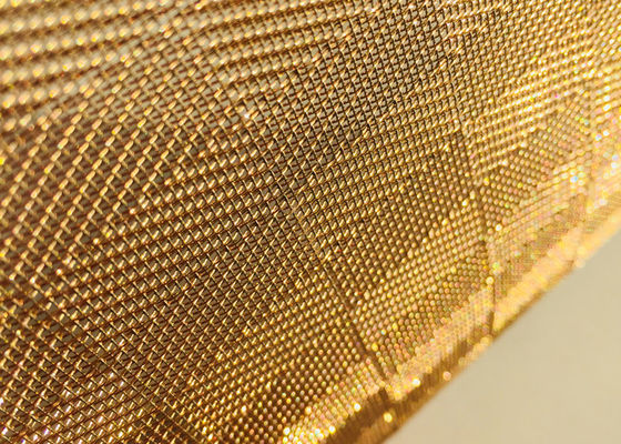 el vidrio del oro de los 8ft laminó las escaleras de Mesh Antiwear For Furniture And del alambre
