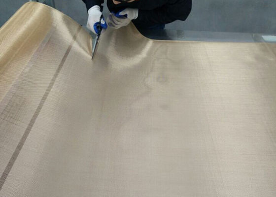 Metal de acero inoxidable de oro Mesh Laminated Glass Interlayer Decorative