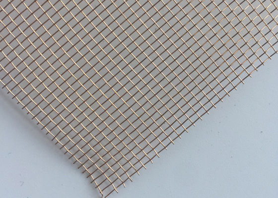 Metal de acero inoxidable de oro Mesh Laminated Glass Interlayer Decorative