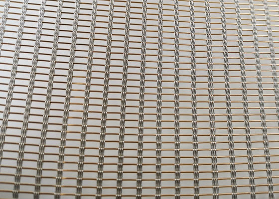 Alambre decorativo rociado Mesh Glass de ISO9001 SS316 Mesh Fabric 0.94m m