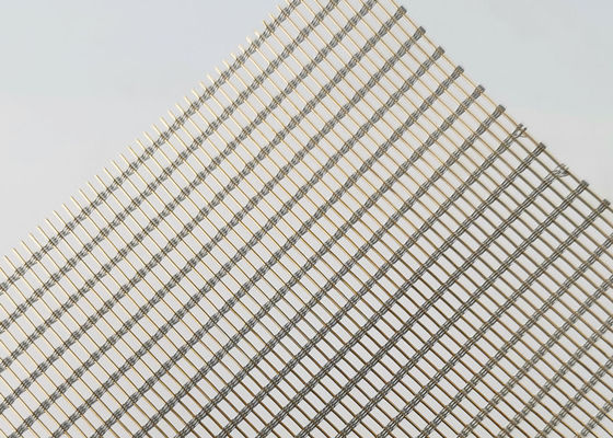 Alambre decorativo rociado Mesh Glass de ISO9001 SS316 Mesh Fabric 0.94m m