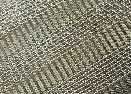 alambre laminado de cristal tejido el 120m Mesh Interior Design Building Facades