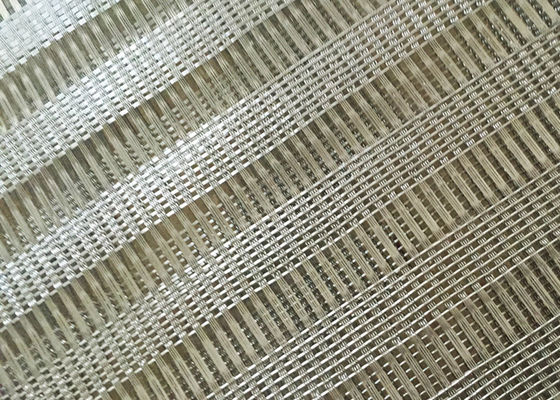 alambre laminado de cristal tejido el 120m Mesh Interior Design Building Facades