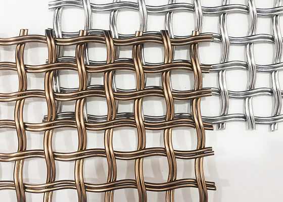 barandilla tejida decorativa de Mesh Grid Panels For Stairs del alambre de las divisiones de 6m m