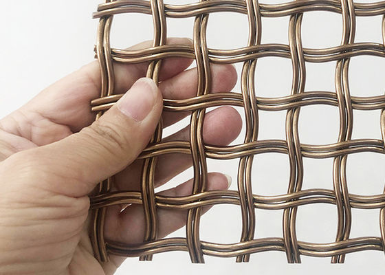barandilla tejida decorativa de Mesh Grid Panels For Stairs del alambre de las divisiones de 6m m