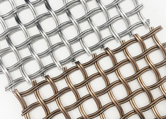 barandilla tejida decorativa de Mesh Grid Panels For Stairs del alambre de las divisiones de 6m m