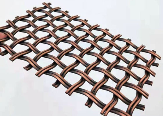 Alambre tejido decorativo Mesh Partitions de la aleación de alta resistencia los 5ft para las paredes