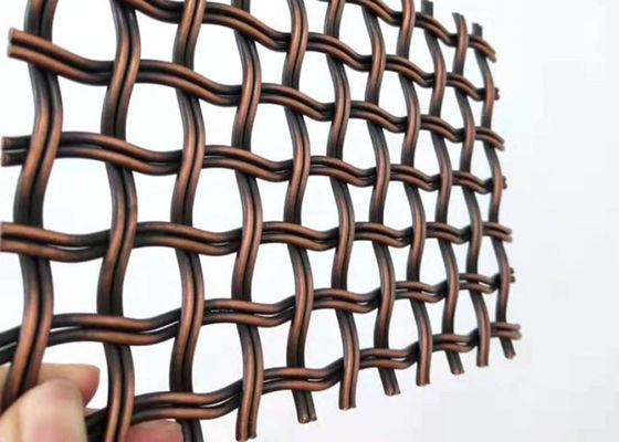 Alambre tejido decorativo Mesh Partitions de la aleación de alta resistencia los 5ft para las paredes