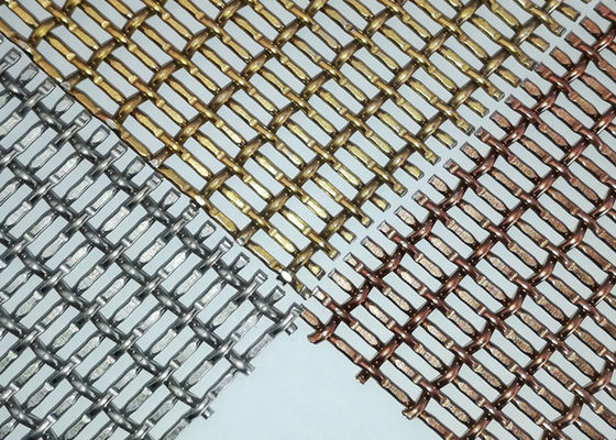 Techo decorativo Mesh Antishock de las pantallas arquitectónicas del metal de SHUOLONG 3.2m m