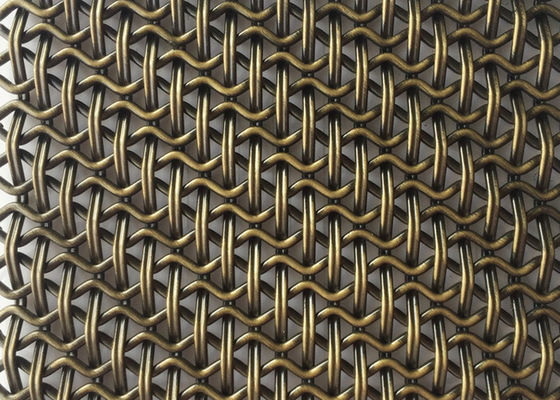 La cerradura prensó las paredes tejidas decorativas de Mesh Eco Facade Architectural Screen del alambre