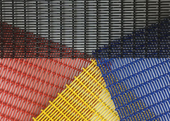 Alambre cubierto de acero inoxidable Mesh Plain Woven For Screen del polvo negro de los 2.5m