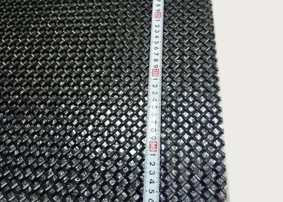 SS304 polvo negro antiusura Mesh Decorative For Building Structures cubierto