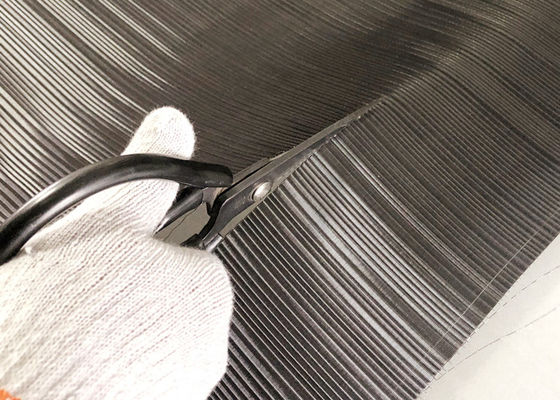 El ISO los 2.5m pintó recubrimientos de paredes negros de Mesh Screen Laminated Glass For del alambre