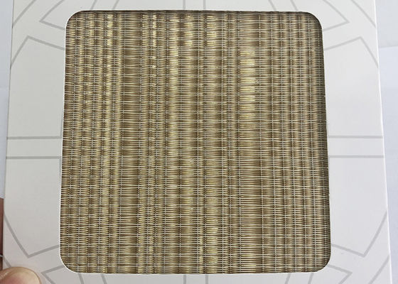 Resistente ULTRAVIOLETA de Mesh Screen del alambre de cobre del oro del OEM el 100m