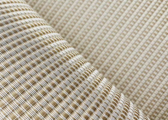 Resistente ULTRAVIOLETA de Mesh Screen del alambre de cobre del oro del OEM el 100m