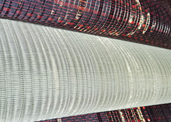 la tela tejida alambre pintada 0.9m m del metal laminó el vidrio Antifire 1.76kg/M2