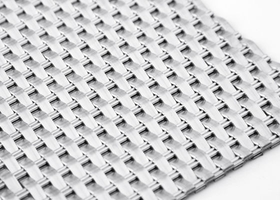 sombrilla tejida apretada plana de Mesh Panels Architectural Mesh Fabrics del alambre del 1.5m
