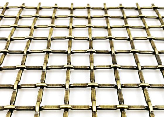 316 metal decorativo de acero inoxidable Mesh Sheets 2" longitud de X2” los 8ft