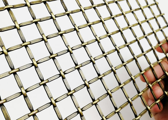 316 metal decorativo de acero inoxidable Mesh Sheets 2" longitud de X2” los 8ft