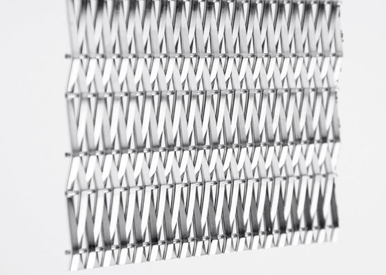 AISI316 alambre tejido sombrilla Mesh Panels Facade