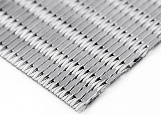 Fachada arquitectónica de la anticorrosión SS304 Mesh Screen Rigid Metal Mesh