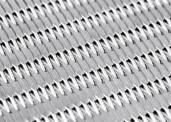 Fachada arquitectónica de la anticorrosión SS304 Mesh Screen Rigid Metal Mesh