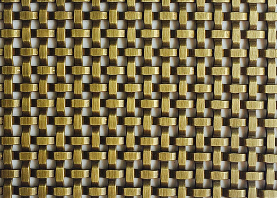 Espacio decorativo tejido arquitectónico de Mesh Grilles Partitions el 24% del alambre del metal del revestimiento de la pared