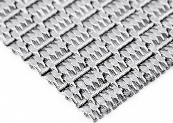 Alambre tejido PVDF durable Mesh Panels Cladding Enclosures Weather Resisitant