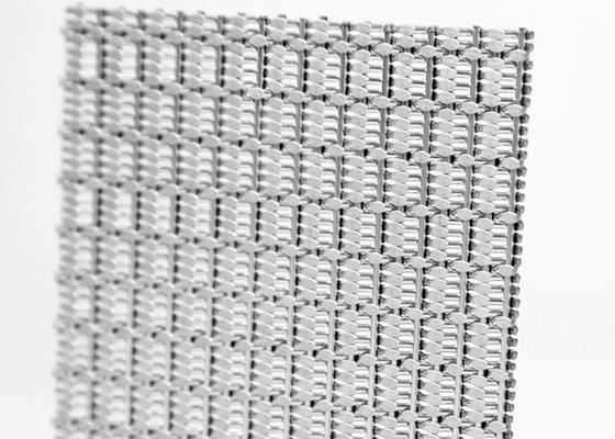 Alambre tejido PVDF durable Mesh Panels Cladding Enclosures Weather Resisitant