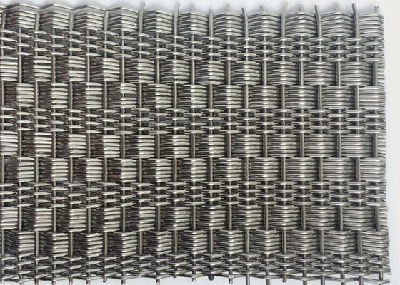 SGS decorativo arquitectónico tejido 4.5m m de Mesh Stainless Steel de la pantalla gruesos