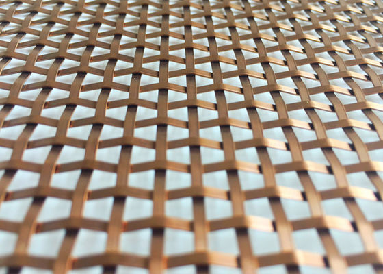 Alambre decorativo Mesh Grilles For Cabinets de los muebles interiores 1.8m m 0,8" X0.8”