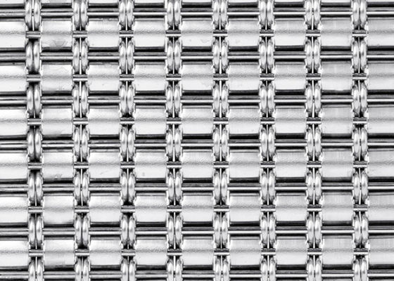 Alambre tensado arquitectónico incombustible Mesh Stainless Steel Wall Divider 0,65% grietas
