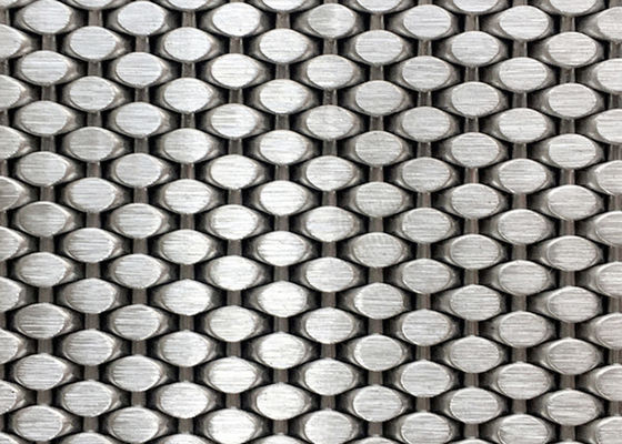 longitud de acero inoxidable de Mesh Cladding High Tensile Strength los 4.5m los 5.5m del metal 316L